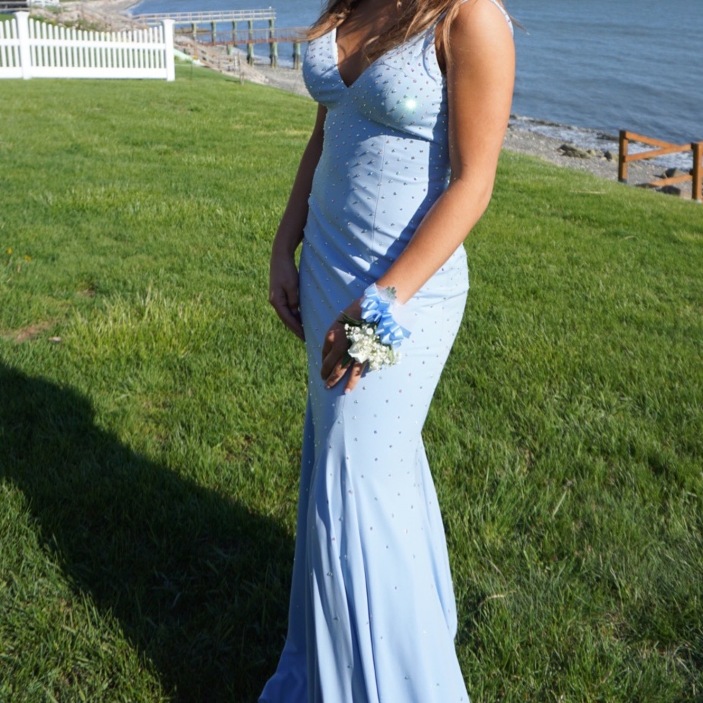 Blue Jovani prom dress, size 4. Great condition